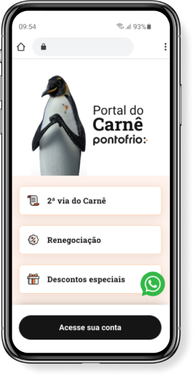 Area logada de partners/pontofrio